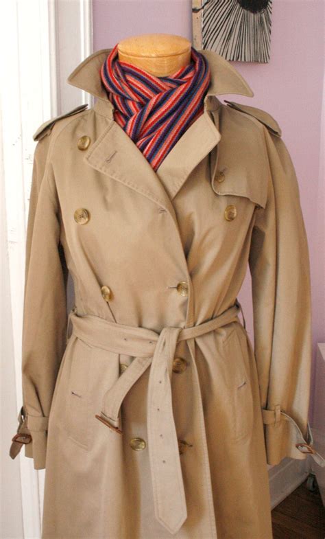 fake burberry trench coat ebay|vintage Burberry ladies trench coat.